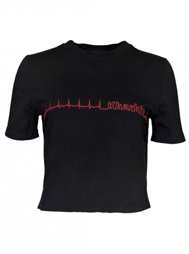 Кроптоп з вишивкою "В ритмі Харкова"